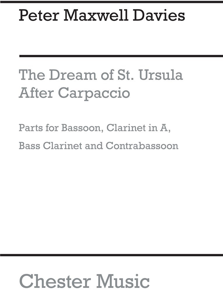 The Dream Of St. Ursula (Parts)
